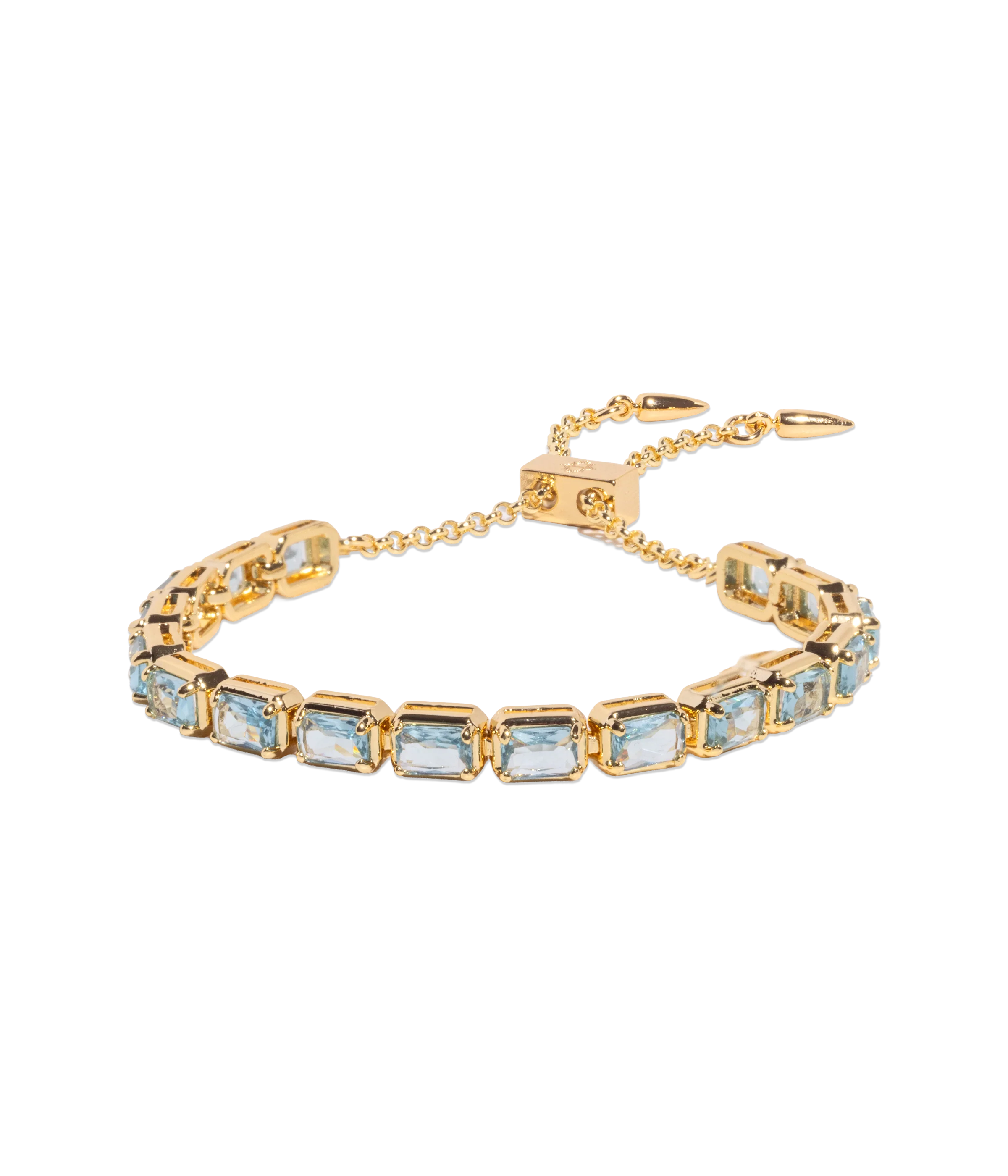Liza Slider Bracelet in Aqua